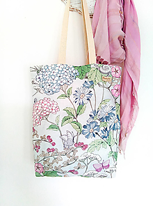 Nákupné tašky - Taška kvety Sečuán - 16274243_
