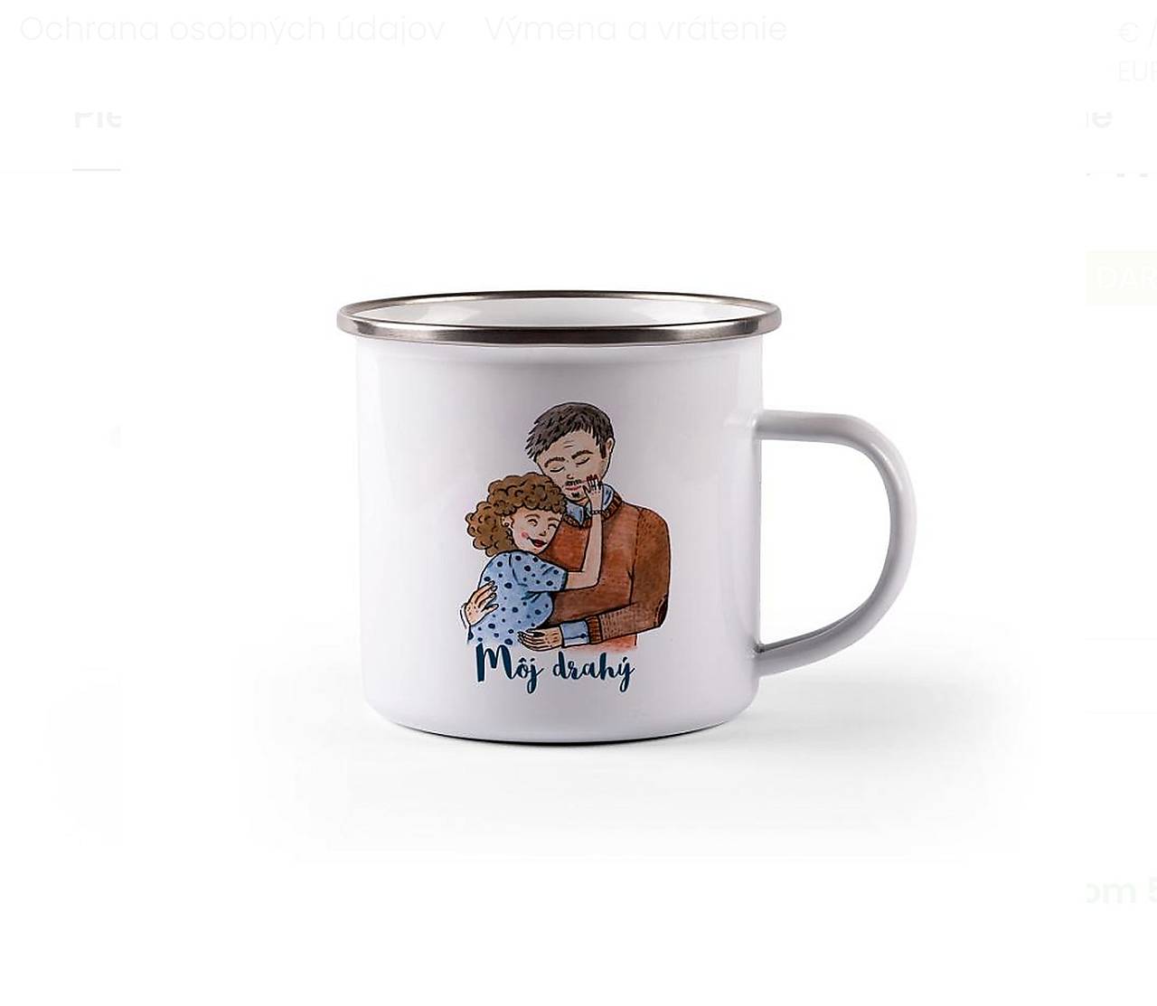 Plechové hrnčeky Lesovik (Drahý (pre manžela))