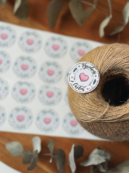 Úložné priestory & Organizácia - Handmade nálepky 8 - sada 20 ks - 16277366_
