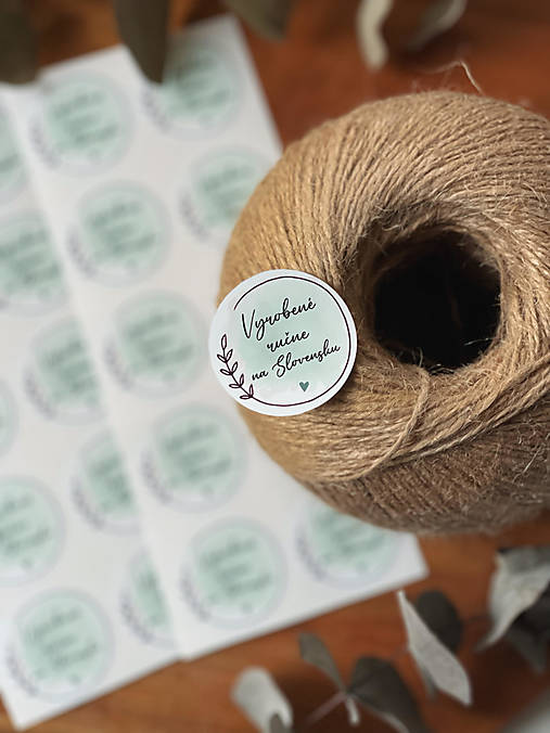 Úložné priestory & Organizácia - Handmade nálepky 9 - sada 20 ks - 16277367_