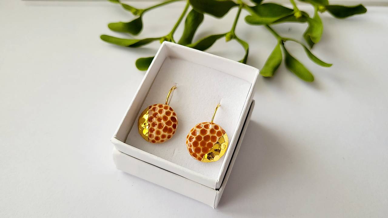 Porcelánové náušnice 