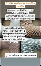 Úžitkový textil - Vankúš polštář na hemoroidy/ zlatú žilu/rektálny/ popôrodný / hemeroidy veľký 45 x 45 CM - 16277280_