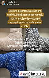 Úžitkový textil - Vankúš polštář na hemoroidy/ zlatú žilu/rektálny/ popôrodný / hemeroidy malý 40 x 40 CM - 16277431_