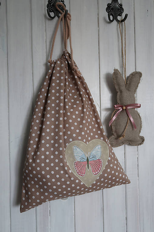 Detské tašky - vrecúško motýlik - 16279361_