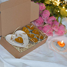 Sviečky - Kahančeky s podtáckou v krabičke - 16279554_