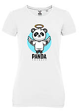 Topy, tričká, tielka - Panda dobrých správ „Anjel“ - 16279623_
