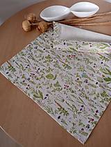 Úžitkový textil - Letný obrus-bylinky - 16277203_