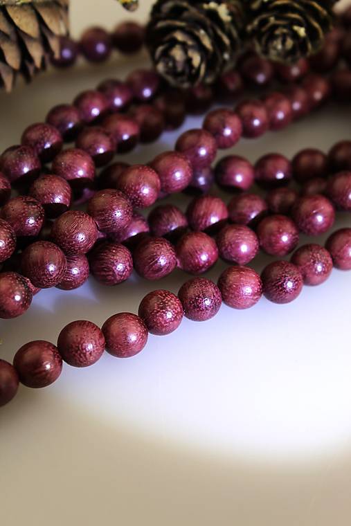 Korálky - santal korálky 8mm - korálky z dreva - 16281971_