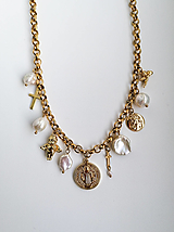 Náhrdelníky - La Garde - príveskový náhrdelník s perlami - 16282131_