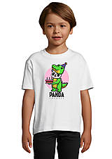 Topy, tričká, tielka - Narodeninová Panda „Krokodíl“ - 16281529_