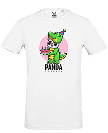 Topy, tričká, tielka - Narodeninová Panda „Krokodíl“ - 16281477_