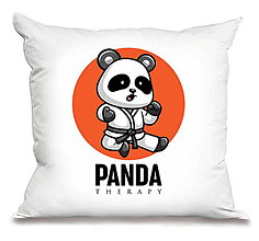 Úžitkový textil - Bojová Panda „空手道“ - 16281701_