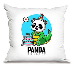 Úžitkový textil - Krokodíl Panda „Narodeniny“ - 16282569_