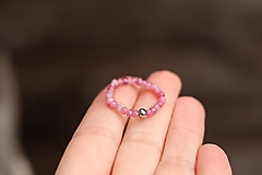 Prstene - Prsteň ružový turmalín - 16280068_