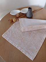 Úžitkový textil - Marhuľový obrus-ornamenty - 16279747_