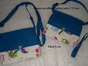 Detské tašky - Detská kabelka -sovičky - 16283542_