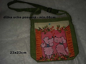 Detské tašky - Detská kabelka posuvné uško - 16283685_