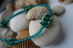 Náhrdelníky - Zelený náhrdelník - 16284671_