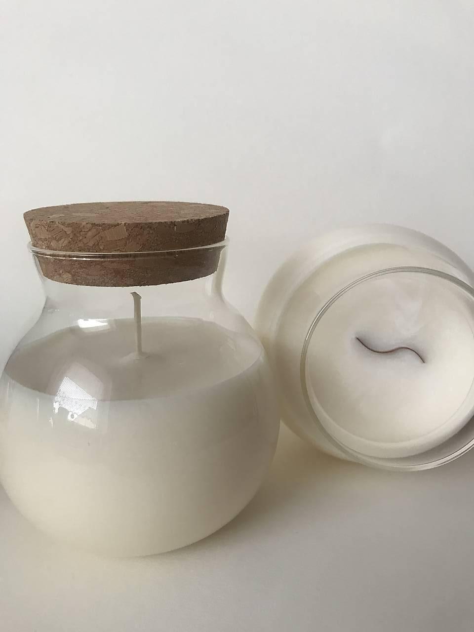 Sviečka zo sójového vosku 