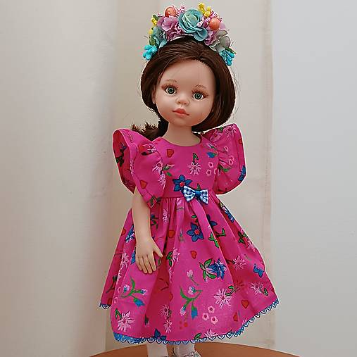 Šaty pre bábiku Paola reina výška 32 cm