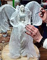 Kurzy - KURZ Originálna socha z Paverpolu, anjel, dáma 28.3.2024 - 16291068_