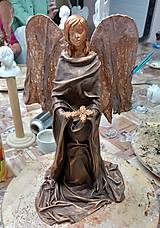 Kurzy - KURZ Originálna socha z Paverpolu, anjel, dáma 28.3.2024 - 16291074_