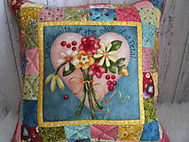 Úžitkový textil - Jar v záhrade... vankúš No.5 - 16288869_