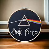 Dekorácie - Vyšívaný obraz - The Dark Side Of The Moon *Pink Floyd* - 16289395_