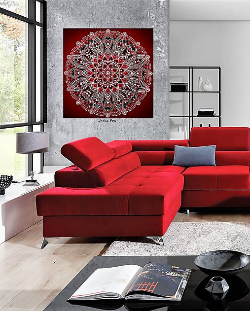 Obrazy - MANDALA LÁSKY a ŽIVOTNÉHO PARTNERA❤️originálny dar k narodeninám, TALIZMAN  - 16289918_