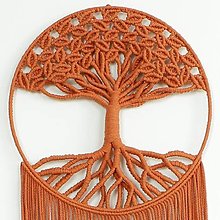 Dekorácie - Makramé dekorácia "Strom života" - 16288998_