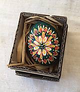 Dekorácie - Kraslica batikovaná voskovaná 1 kus v krabičke - 16291296_