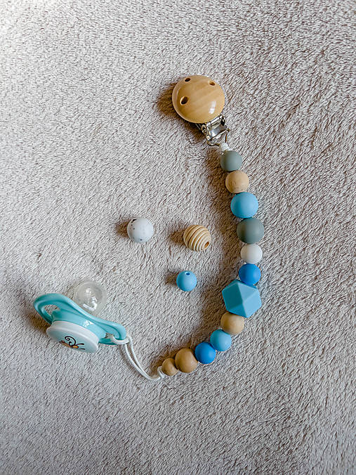 Detské doplnky - Retiazka na cumlík  - 16292591_