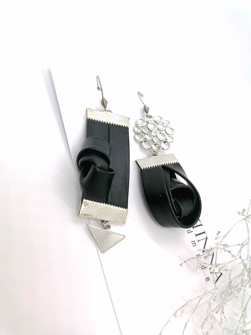 Asymetrické náušnice "Rachela" 