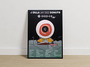 Grafika - Plaketa k albumu J Dilla - Donuts - 16294868_