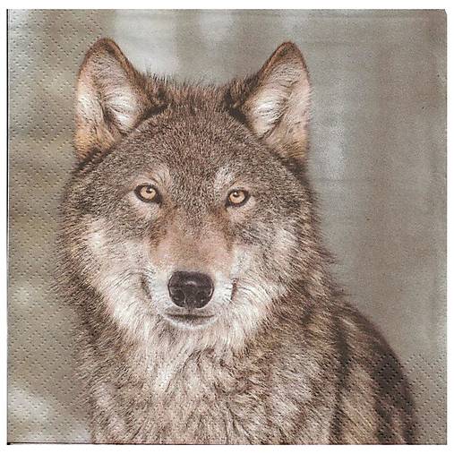 Papier - Servítka Vlk 4ks (S140) - 16294154_