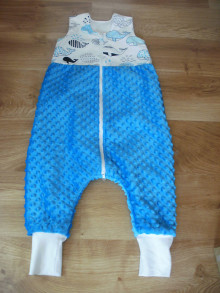 Detský textil - spací vak / minki  s nôžkami - 16293501_