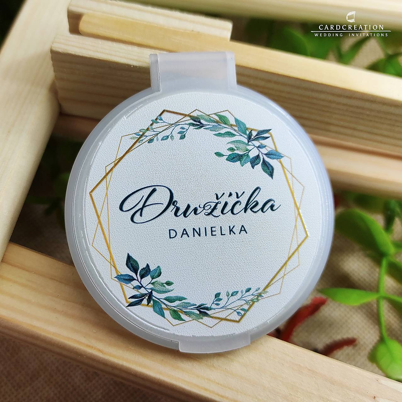 Svadobné zrkadielko pre nevestu či družičku 