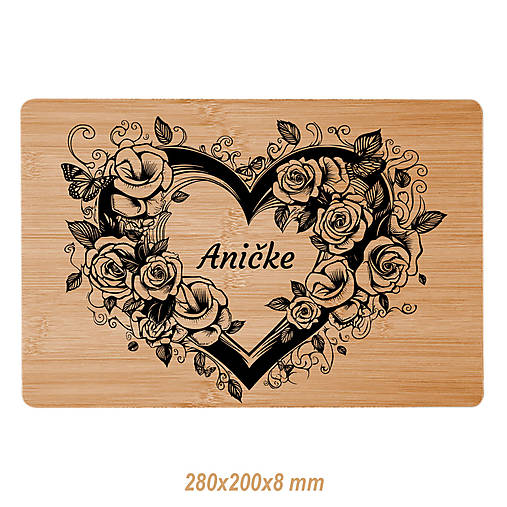 Príbory, varešky, pomôcky - Doska na krájanie 018m - 16293127_