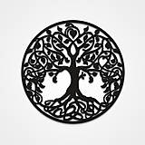 Dekorácie - Drevený strom života – Harmonia Vitae (70cm priemer - Meď/Bronz) - 16294706_