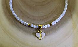 Luxusný náhrdelník perleť