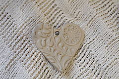 Dekorácie - kvačky srdce s textom (menšie) (ornament) - 16294916_