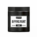 Farby-laky - Dipping paint, samonivelačná farba na namáčanie, čierna, 250 ml - 16299824_