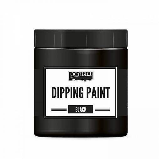 Dipping paint, samonivelačná farba na namáčanie, čierna, 250 ml