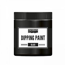 Farby-laky - Dipping paint, samonivelačná farba na namáčanie, čierna, 250 ml - 16299824_