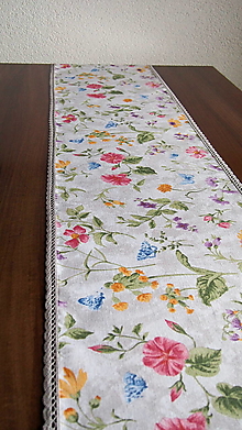 Úžitkový textil - Štóla-jarné kvety - 16299255_