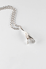 Náhrdelníky - Strieborný náhrdelník lamellae - 16299981_