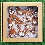 Dekorácie - Veľkonočná medovníková krabička - dekór dreva - 16301343_
