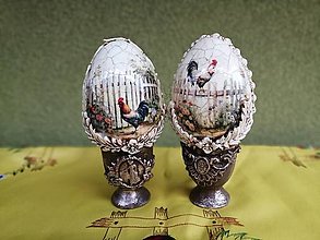 Dekorácie - vajíčka na stojane - 16299091_