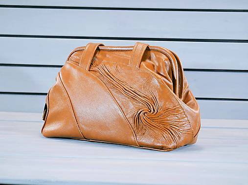 Kabelky - Kožená kabelka - Gazelina - 16302841_