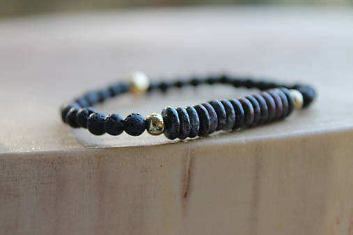 Rondelle - Granát čierny